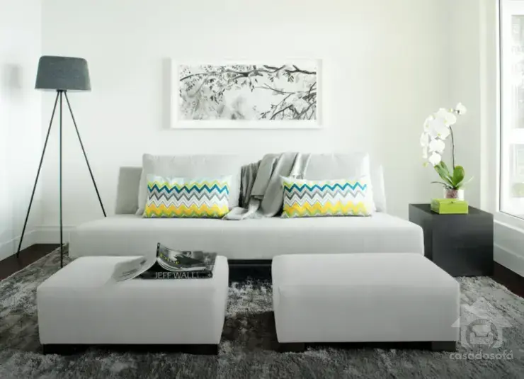 Encante seus convidados com um sofá chique e elegante