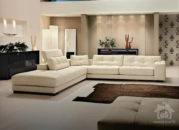Estilos de sofá canto chaise: encontre o perfeito para sua sala