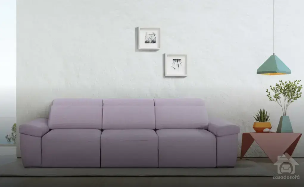 Sofás em tons pastel: Uma opção delicada e romântica para quem busca uma atmosfera suave.