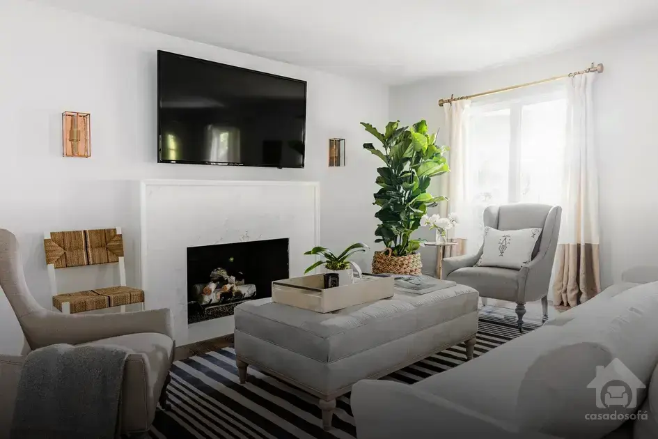 6 - Sofá bege escuro: como criar contrastes e harmonia na decoração