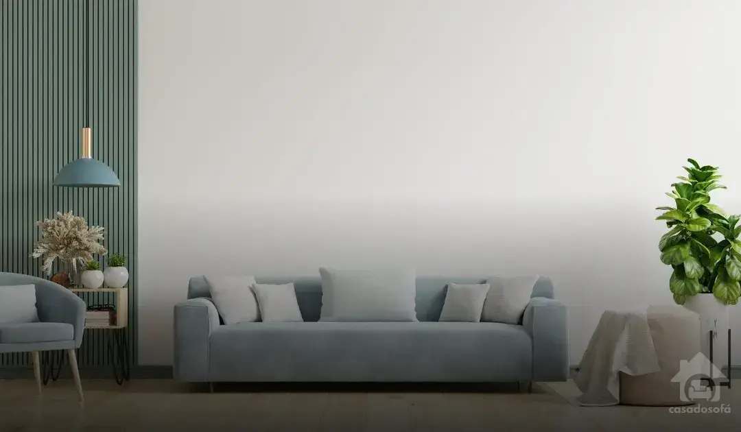 Cores claras e vibrantes para sala pequena