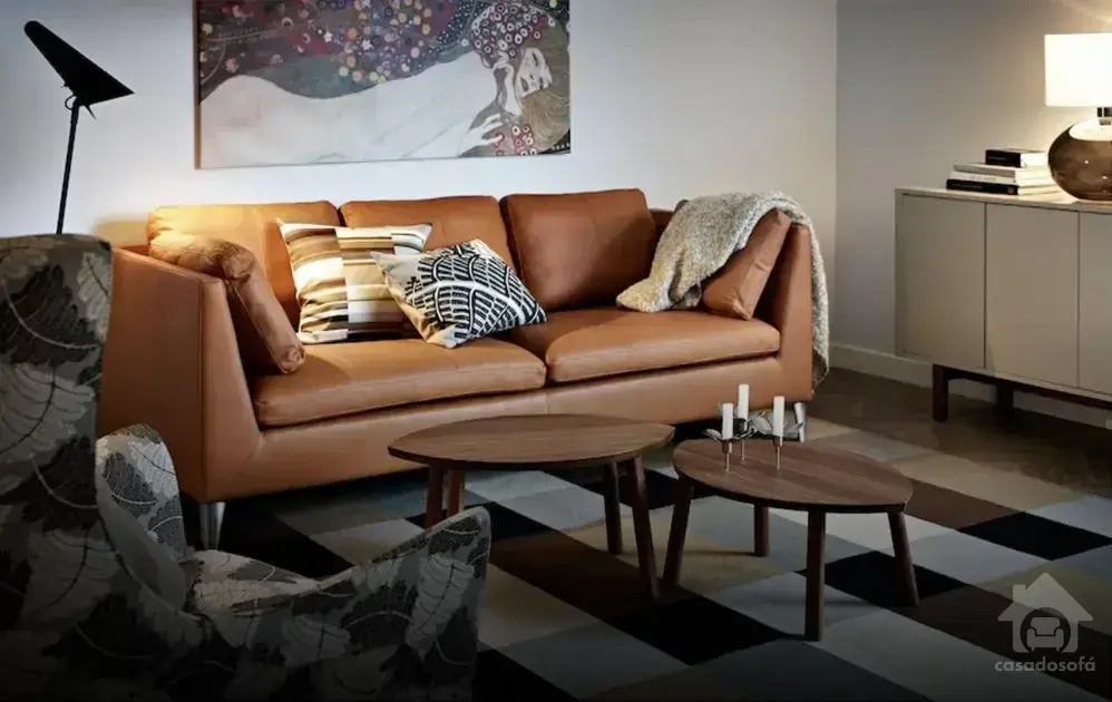 Cortinas modernas: tendências que combinam com um sofá cinza na sala de estar