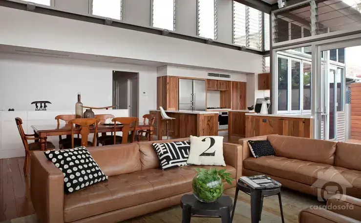 Ideias de decoração com sofá para varanda e área externa