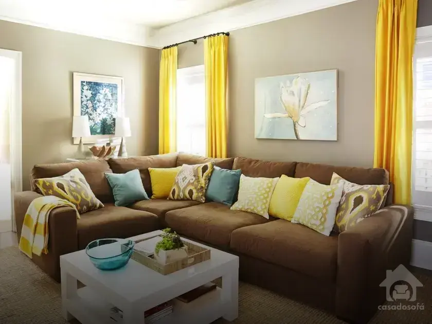 Opções de sofás modulares para se adaptar às diferentes necessidades