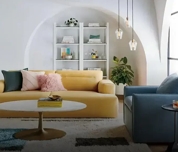 Qual cor de cortina combina com sofá cinza