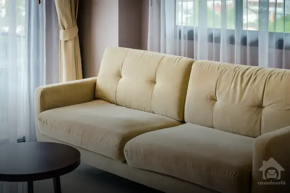 Sofá na Casas Bahia 2 e 3 lugares