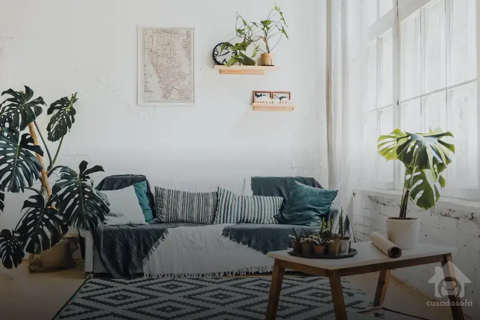 Sofá Retrátil de Canto 6 Lugares