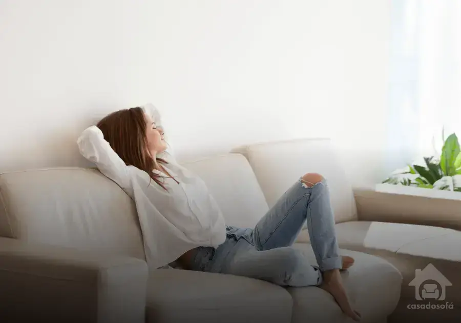 sofá retrátil e reclinável com molas ensacadas pillow top