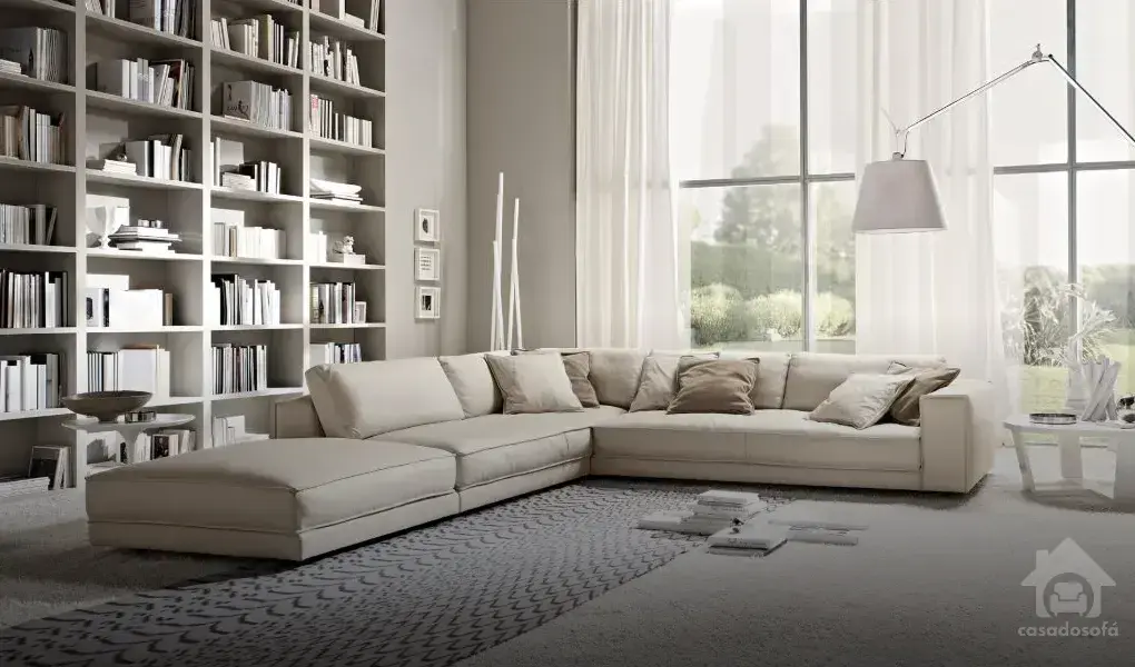 Sofás em Cores Sóbrias: Minimalismo com Elegância