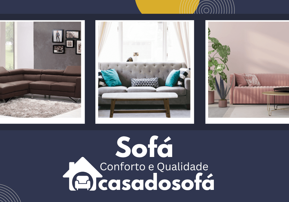Sofa 2 e 3 Lugares Frete Gratis - Casa do Sofá