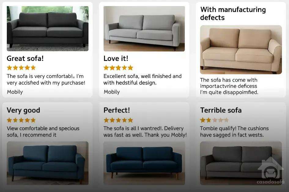Avaliações de clientes sobre sofás Mobly Avaliações de clientes sobre sofás Mobly