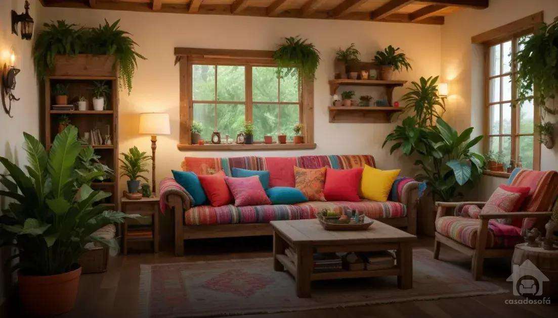Como combinar sofás rústicos com a decoração Como combinar sofás rústicos com a decoração
