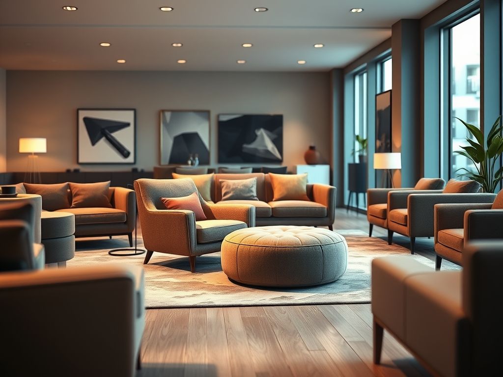 Comprar Poltrona com puff