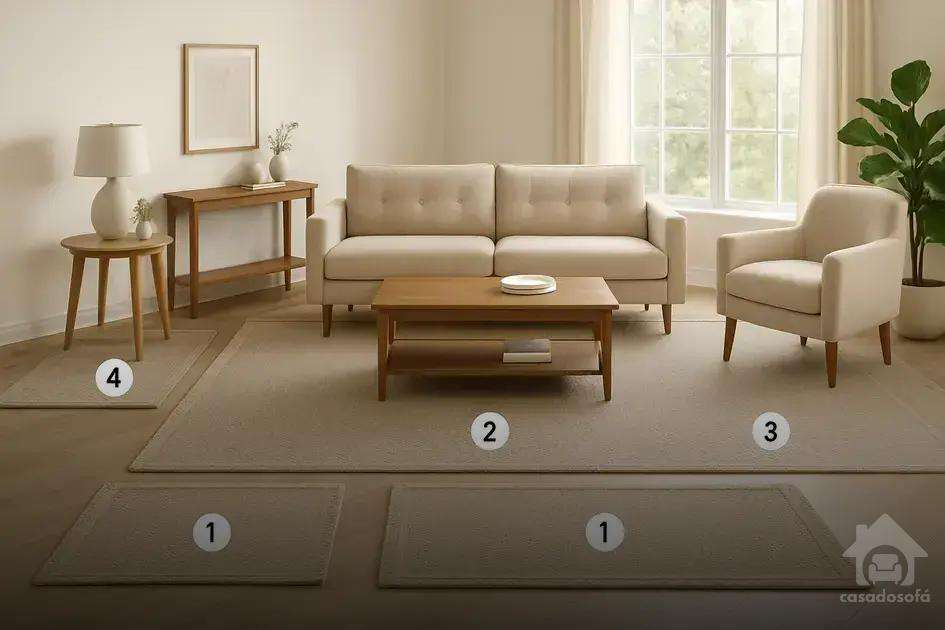 Dicas para escolher o tamanho do tapete