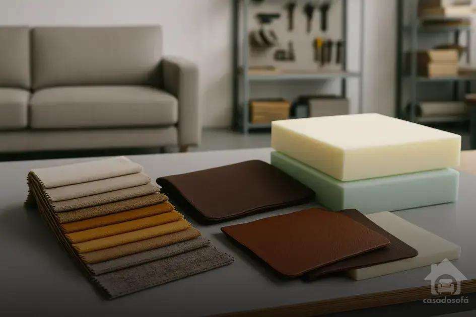 Materiais utilizados em sofás