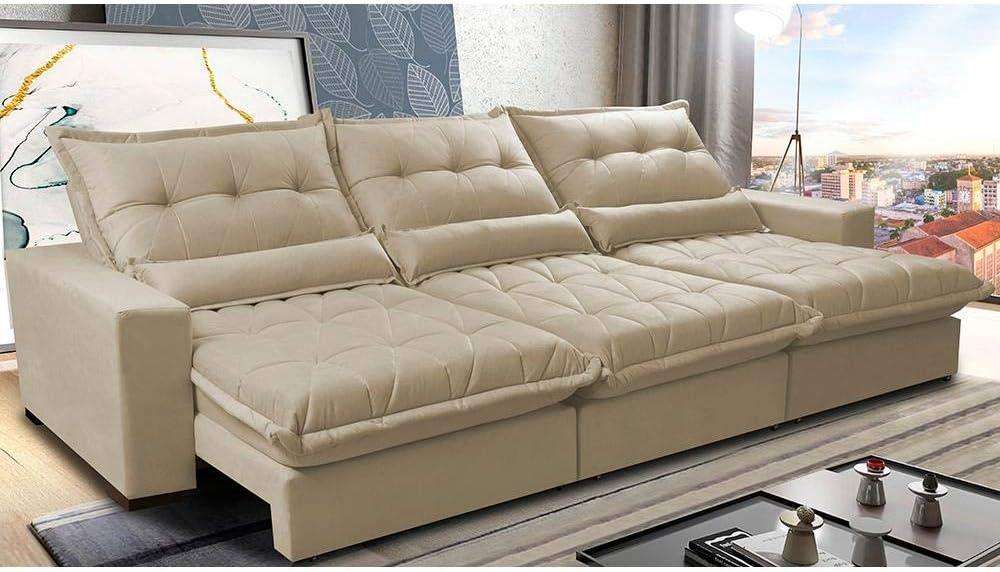 Sofá Retrátil e Reclinável Cama InBox 2023: Conforto e Estilo