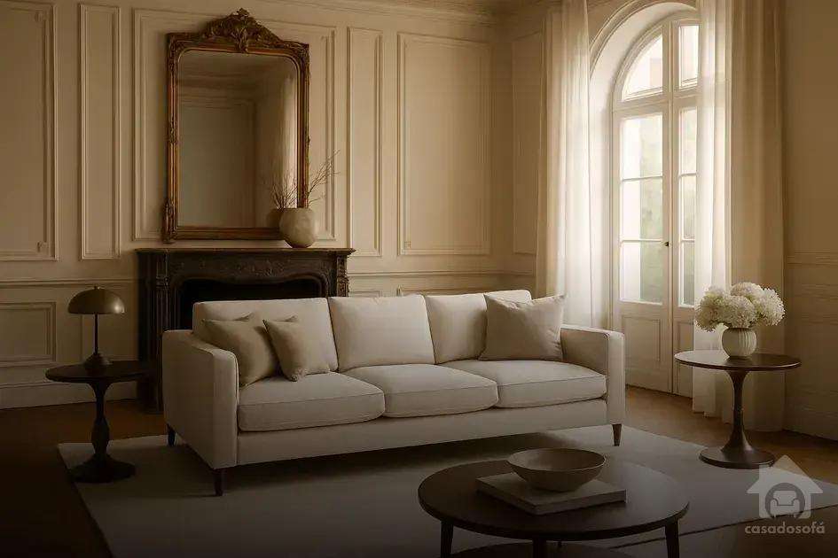 Sofás modernos e luxuosos