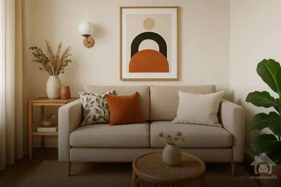 Sofás sob medida para espaços pequenos