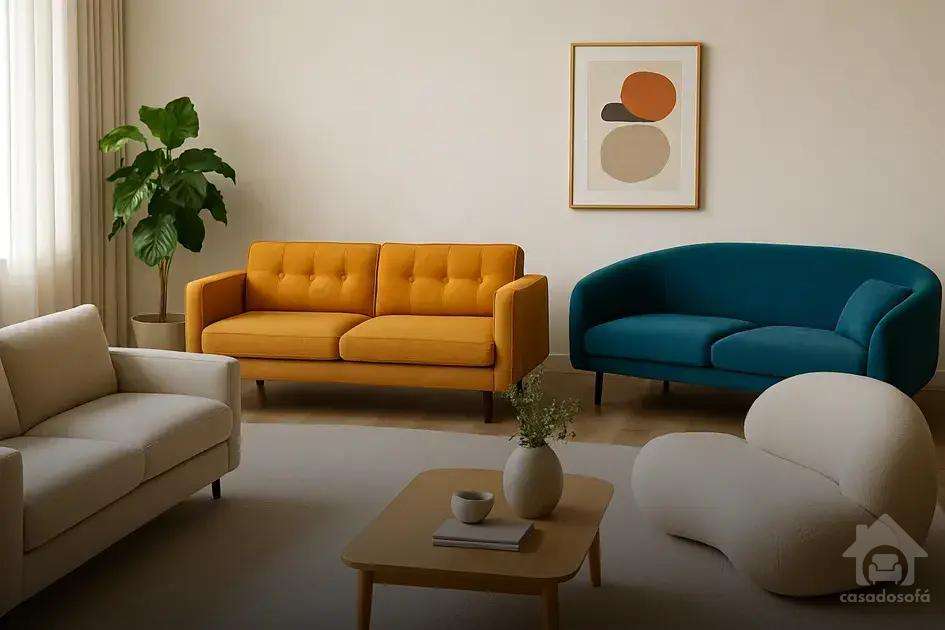 Tendências de decoração com sofá