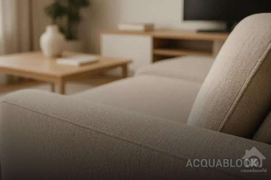 A durabilidade do tecido Acquablock