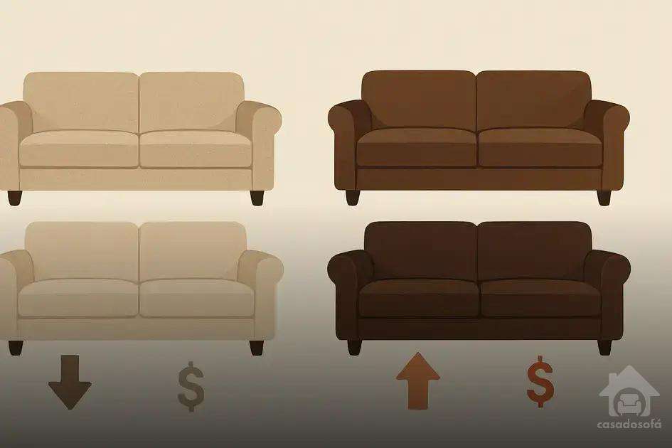 Comparação de preços entre os tecidos Comparação de preços entre os tecidos