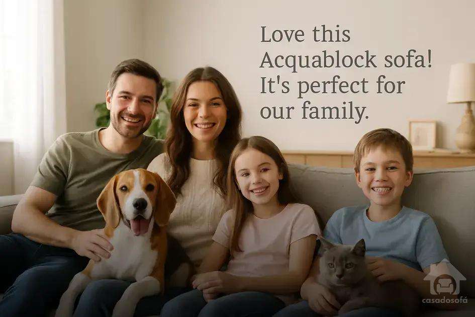 Depoimentos sobre sofás Acquablock