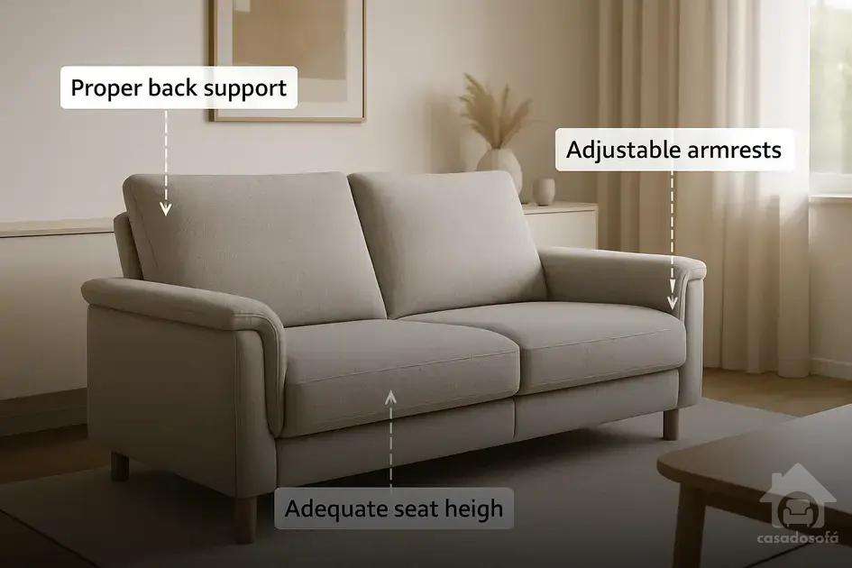 Ergonomia e conforto: importância do sofá