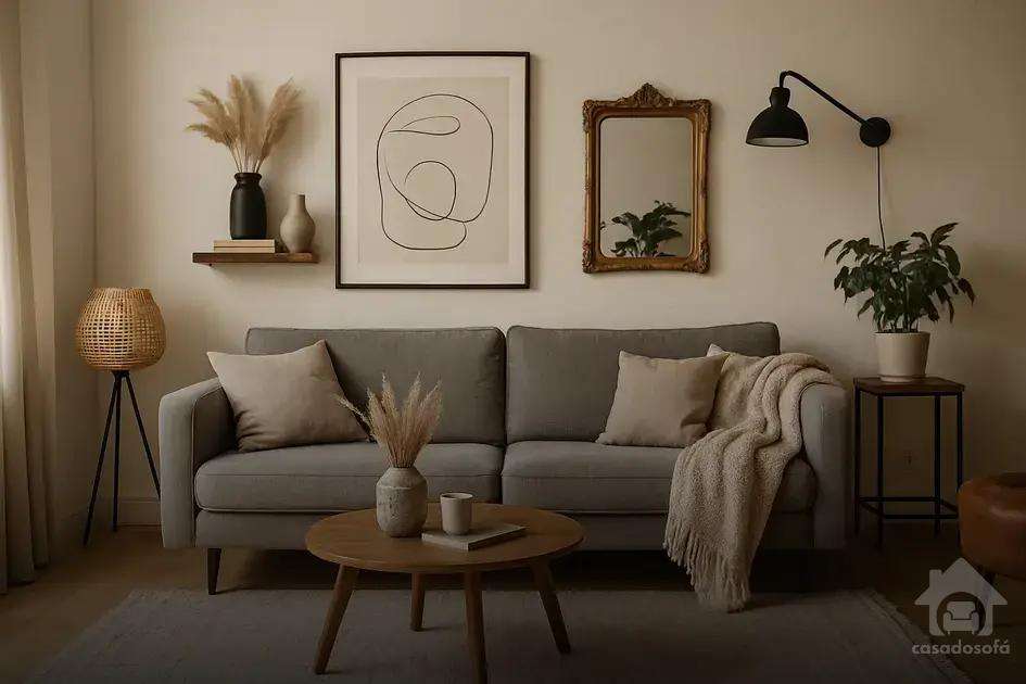 Estilos de decoracao com sofá cinza