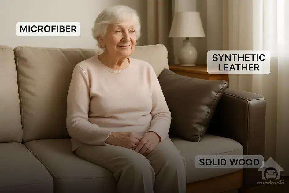 Materiais recomendados para sofás