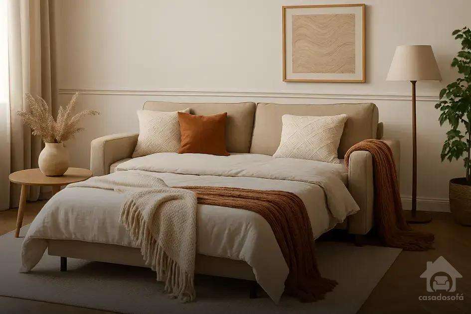 Sofás cama: funcionalidade e estilo