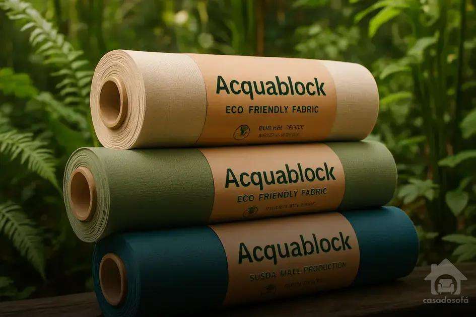 Tecido Acquablock é sustentável?